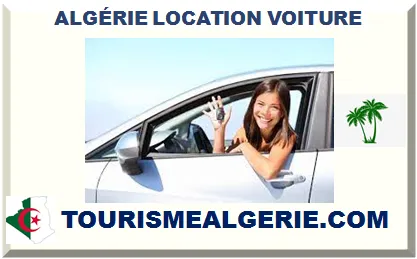 ALGÉRIE LOCATION VOITURE 2026
